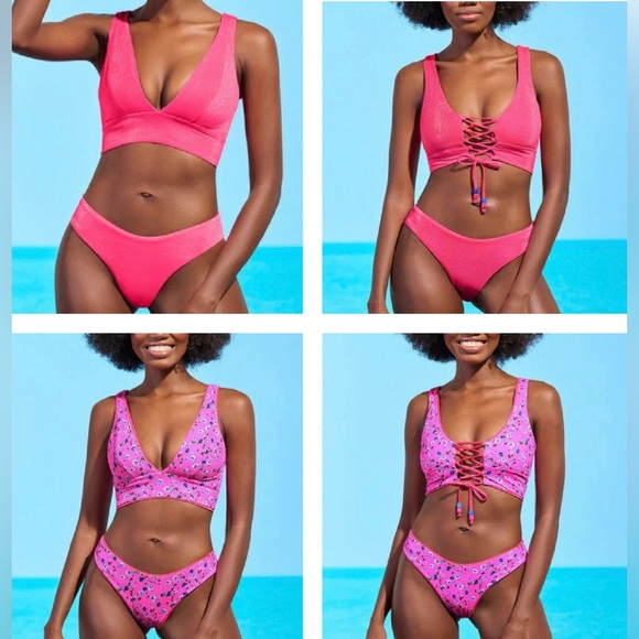 Maaji NWT Hot Fuchsia Journey Sublimity Reversible Bikini Size Medium Set 👙 - Picture 1 of 10